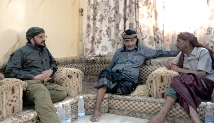 العميد محمد صالح يزور اللواء محمود الصبيحي في لحج