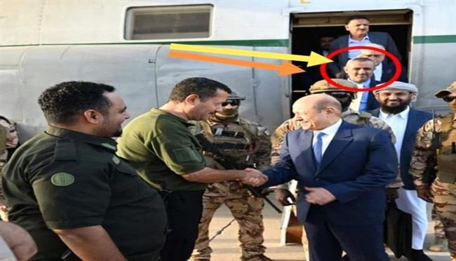 الحريبي يزيل الغموص حول الشخصية التي رافقت قيادة المجلس الرئاسي بالعودة إلى عدن