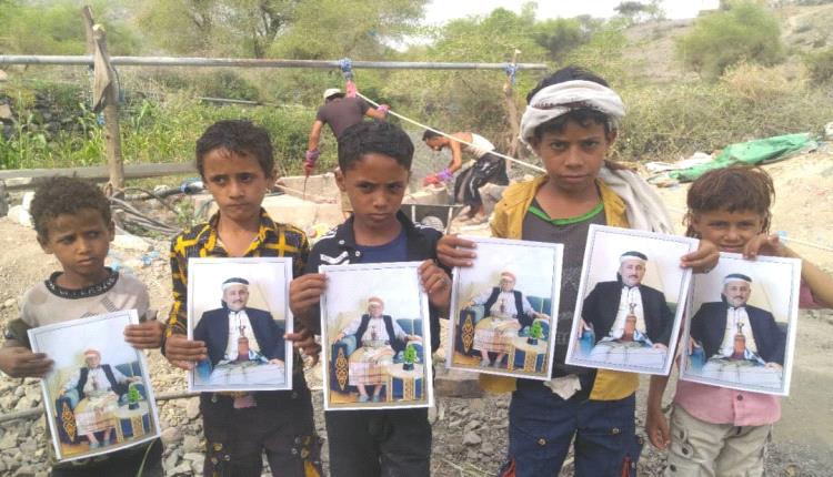 ٤٤٪ نسبة ماتم إنجازه من مشروع مياه الشرب بدعم من أولاد الشهيد الشيخ/ محسن الرشيدي في منطقة حبيل حنش بلحج