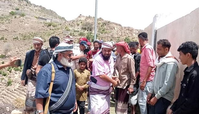 قبيلة آل جراش بيافع كلد تستقبل الشاعر الكبير محمد عبدالله أبو حمدي.