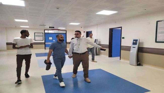 بن جرادي يتفقد سير الخدمات الطبية في مستشفى عدن ومركز القلب