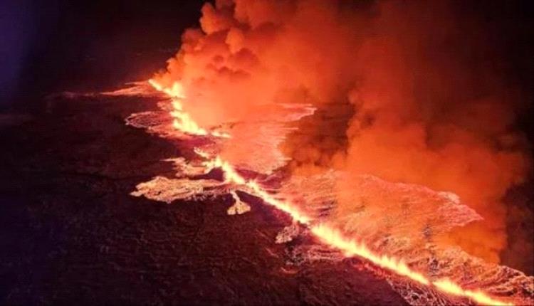 ثوران بركان جبل ليوتوبي لاكي لاكي في إندونيسيا