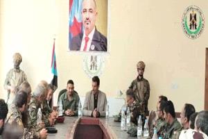 العميد الربيعي يزور حزام يافع ويطلع على إنجازاته ويُشيد بجاهزيته القتالية