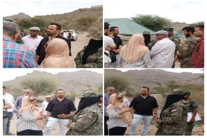 الضالع : وفد من منظمة 