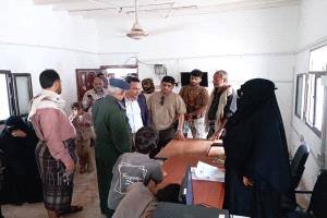 مدير عام أمن محافظة أبين يستقبل مدير عام التوجيه المعنوي والعلاقات العامة بوزارة الداخلية 