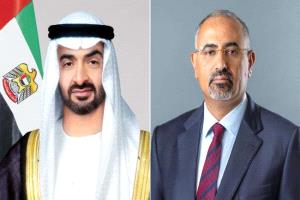 الزُبيدي يُهنئ الشيخ محمد بن زايد بمناسبة يوم 