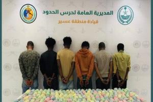 القبض على أربعة يمنيين بحوزتهم كميات من “القات” في السعودية