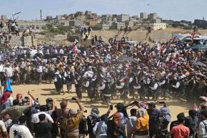 انطلاق مهرجان الهجر في لحج وسط حضور شعبي
