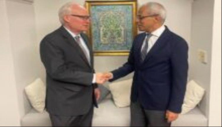 نائب وزير الخارجية يلتقي القائم بأعمال مساعد وزير الخارجية الامريكي لشؤون الشرق الادنى 