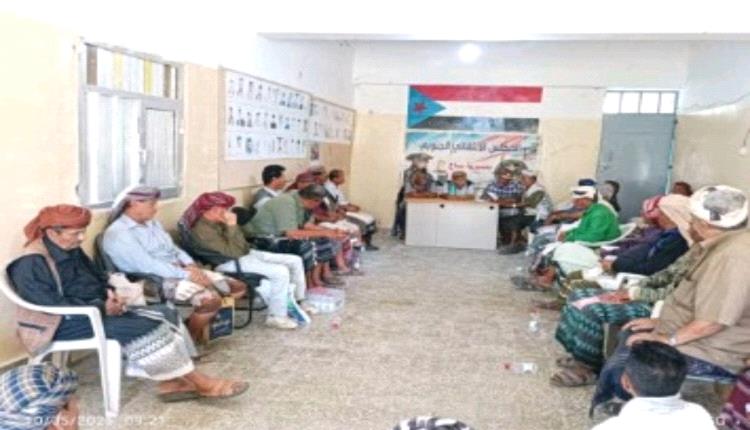 القيادة المحلية لانتقالي سباح تعقد اجتماعها الموسع للفصل الأول من العام الجاري