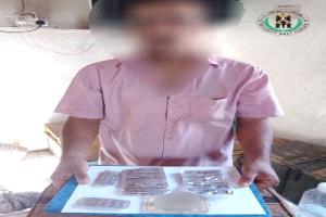 ضبط مدمن حبوب مخدّرة بنقطة للحزام شمال الحوطة