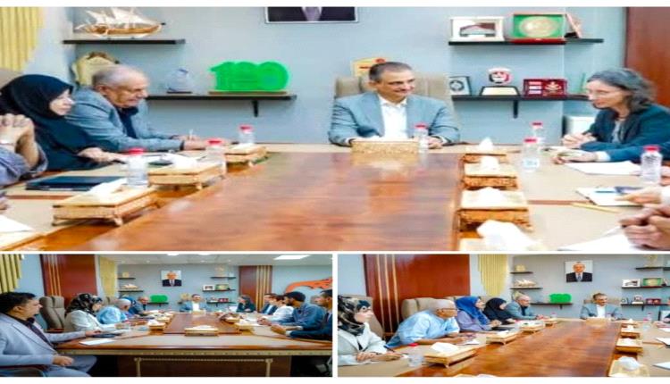 محافظ عدن يبحث مع السفيرة الفرنسية سُبل دعم المشاريع المستدامة والاستجابة لاحتياجات المجتمع المحلي