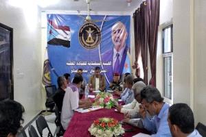 فريق التوجيه بـالانتقالي يصل إلى محافظة الضالع