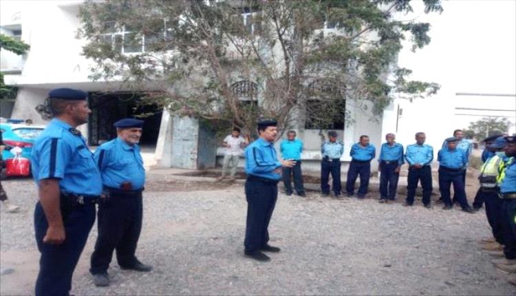 شرطة السير بلحج تستعد لأسبوع المرور العربي 2026