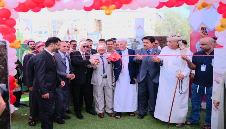 نائب وزير الأشغال يفتتح فعاليات معرض عدن الثالث للإعمار والبناء