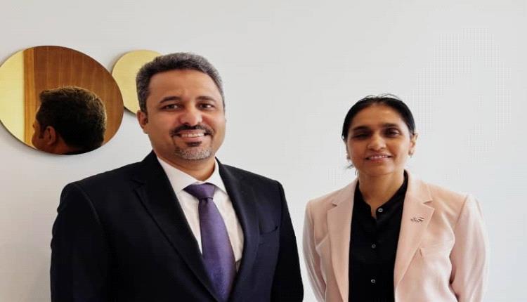 محافظ لحج يلتقي السفيرة البريطانية لبحث سبل تعزيز الدعم التنموي والإنساني بالمحافظة