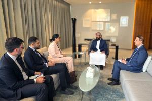 المحرّمي يستقبل سفيرة بريطانيا لبحث التعاون المشترك ومستجدات العملية السياسية