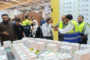 شركة القطيبي للاستثمار العقاري ومؤسسة نصر الجهوري تستعرضان مشروع “أبراج المنصورة” في معرض عدن للإعمار والبناء