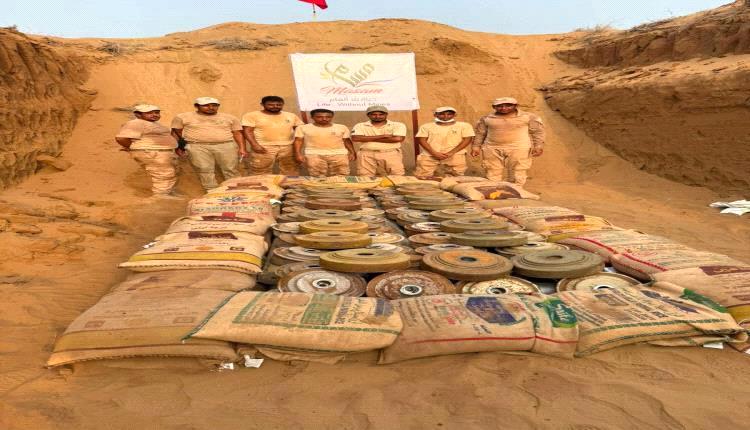 مشروع «مسام»: إتلاف1861 قطعة من الألغام والمخلفات الحربية في ميدي