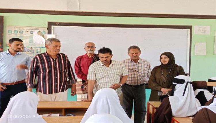 وسام معاوية و حياة عبدالله يدشنان العام الدراسي الجديد في الشيخ عثمان