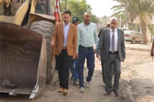بدء أعمال تأهيل الشوارع الداخلية في حي السفارات بخورمكسر