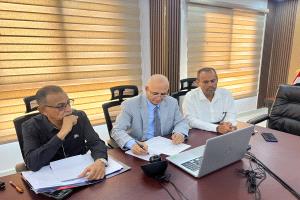 الشرجبي يبحث مع السفير الألماني تعزيز التعاون في مجالي المياه والبيئة والتحضير لمؤتمر أصدقاء سقطرى