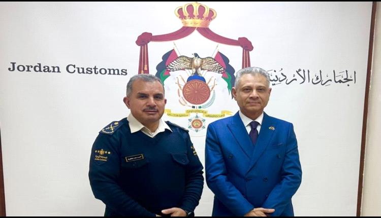 السفير فقيرة يبحث مع مدير عام دائرة الجمارك الاردني تعزيز التعاون في المجال الجمركي