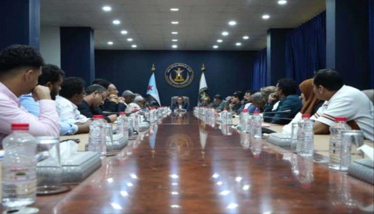 أمانة الانتقالي ترفض التواجد الشمالي الحكومة ومجلس القيادة