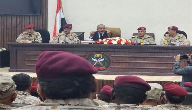 اجتماع عسكري حاسم في عدن برئاسة الصبيحي يبحث توحيد القوات ورفع الجاهزية الأمنية
