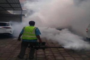 تواصل حملات الرش الضبابي ومكافحة الكلاب الضآلة في عدد من أحياء مد..