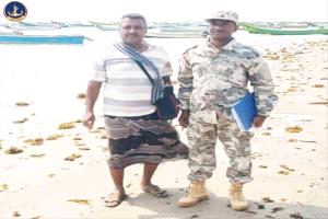 خفر السواحل قطاع خليج عدن تعزز الأمن البحري في شقرة بأبين