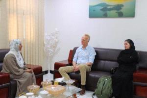 لتقييم احتياجات الجهاز.. خبيرة UNDP ميساء عدنان تزور الجهاز المرك..