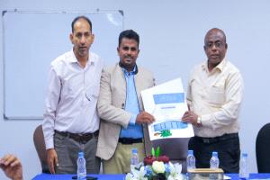 المركز البحري للتدريب بمؤسسة موانئ البحر العربي يختتم دورة متخصصة في أنظمة الطاقة الشمسية 