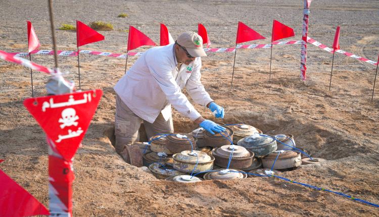 “مسام” يتلف 6009 قطعة من مخلفات الحرب في باب المندب