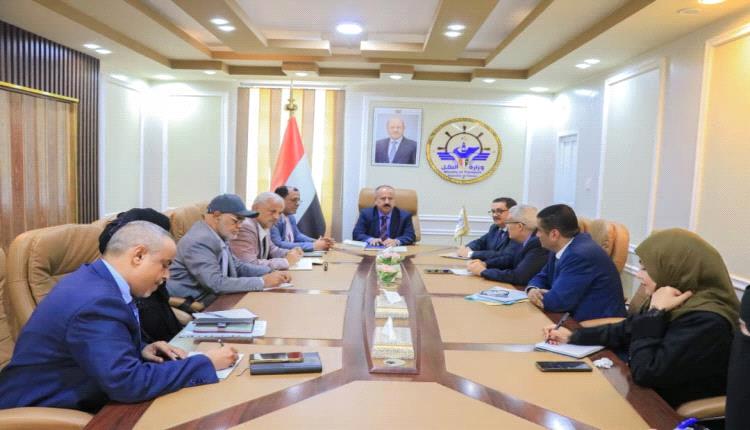 وزير النقل يتراس اول اجتماع لمجلس ادارة الهيئة العامة للطيران المدني والارصاد بعد استئناف أعماله في عدن