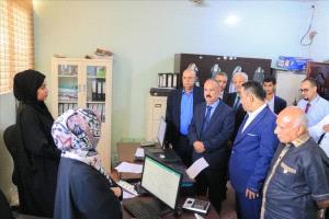 وزير النقل يتفقد مستوى الانضباط الوظيفي في هيئة النقل البري والمؤسسة المحلية للنقل البري وهيئة الطيران المدني والأرصاد