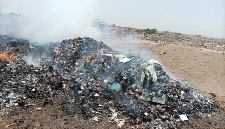 صحة البيئة بالمنصورة يتلف 4 طن من الأغذية الفاسدة