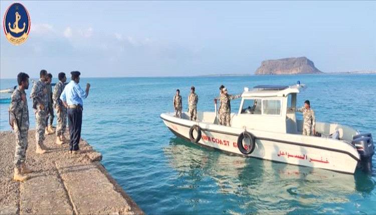 خفر السواحل فرع شبوة تدشن جاهزيتها في اول ايام الفطر المبارك