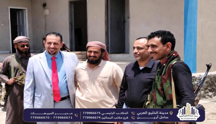 سماء مدينة الخليج العربي تستقبل قائد الأمن الوطني بأبين العميد هاني السنيدي في زيارة لتعزيز الأمن ودعم  والاستثمار