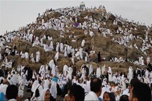 حجاج اليمن يقفون على صعيد عرفات لأداء ركن الحج الأعظم 