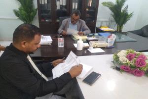 نائب رئيس هيئة مستشفى ابن سيناء بالمكلا يستقبل المدير التنفيذي لمنظمة حضرموت الصحية وفريق الترصد الوبائي بحضرموت الساحل 