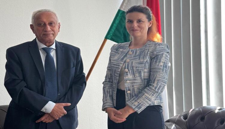 السفير أحمد ناجي يبحث مع مسؤولية مجرية سبل دعم اليمن في مواجهة الأزمة الإنسانية