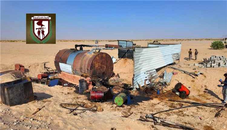 ضبط مصفاة نفط غير قانونية في صحراء دهر بشبوة.. وإحباط نشاط لتكرير وتهريب المشتقات النفطية