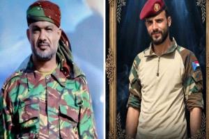 العميد حيدرة السيد يعزي الشيخ عبدالله هائل السعيدي باستشهاد نجله البطل عشيش في جبهة باب المندب 