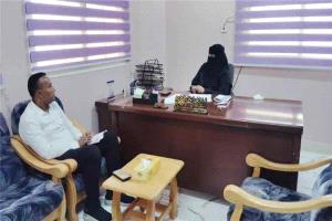 اللجنة الوطنية للمرأة بساحل حضرموت تستقبل مدير مكتب صندوق الأمم المتحدة للسكان