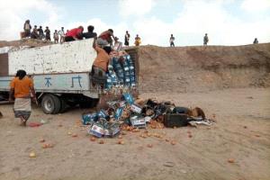 صحة البيئة بالمنصورة تتلف 20 طنًا من الفواكه الفاسدة