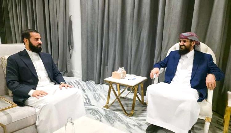 المحرّمي يلتقي محافظ أبين ويطلع على الأوضاع العسكرية والأمنية والخدمية بالمحافظة