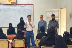 كلية اللغات والترجمة بجامعة عدن تدشن العام الأكاديمي الجديد..